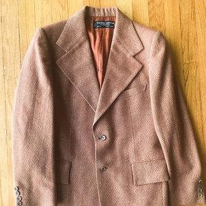 Men’s Vintage Orange Statement Blazer